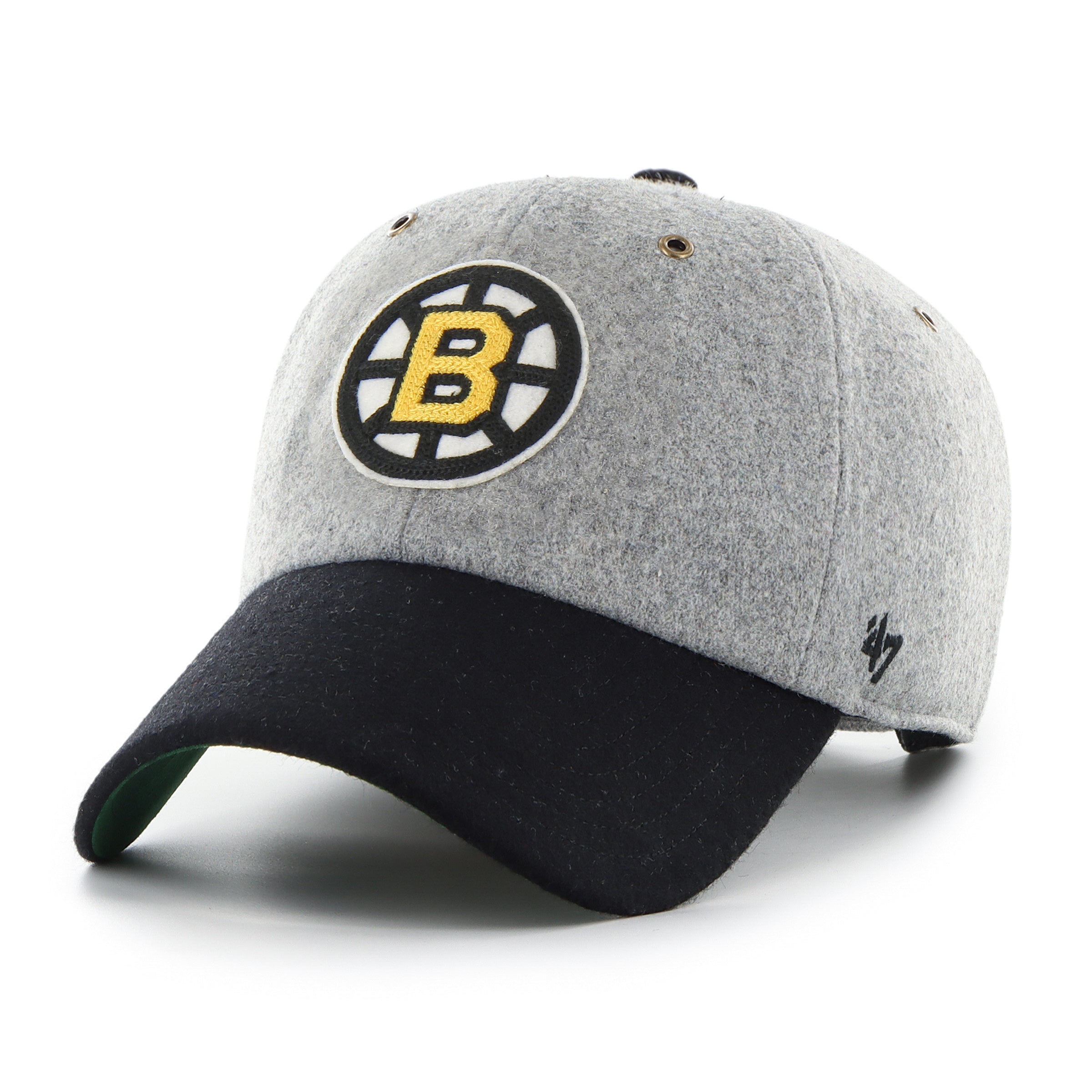 '47 Brand Boston Bruins Golden Age Clean Up Hat