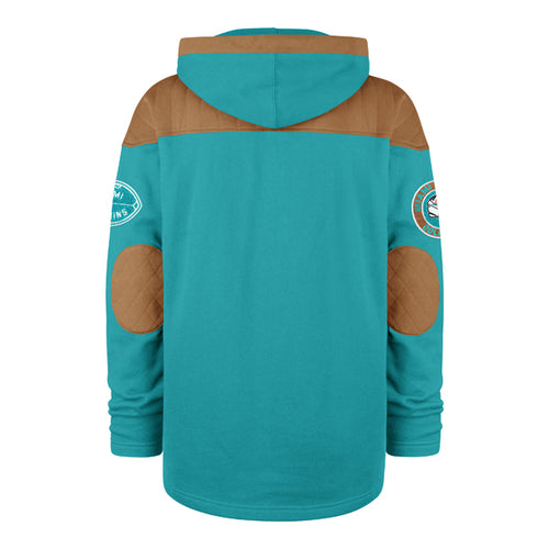 47 Brand Miami Dolphins Golden Age Wingback Lacer Hoodie