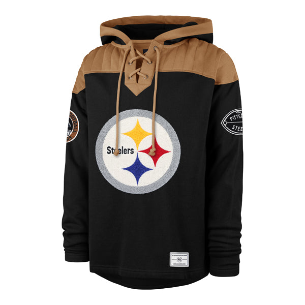 47 Brand Pittsburgh Steelers Golden Age Wingback Lacer Hoodie