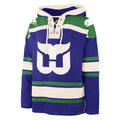 '47 Brand Hartford Whalers 47 NHL Lacer Hoodie