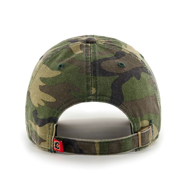 '47 Brand Calgary Flames Camo Clean Up Hat
