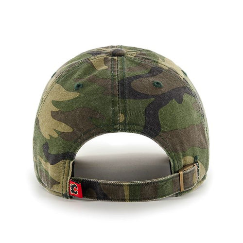 '47 Brand Calgary Flames Camo Clean Up Hat