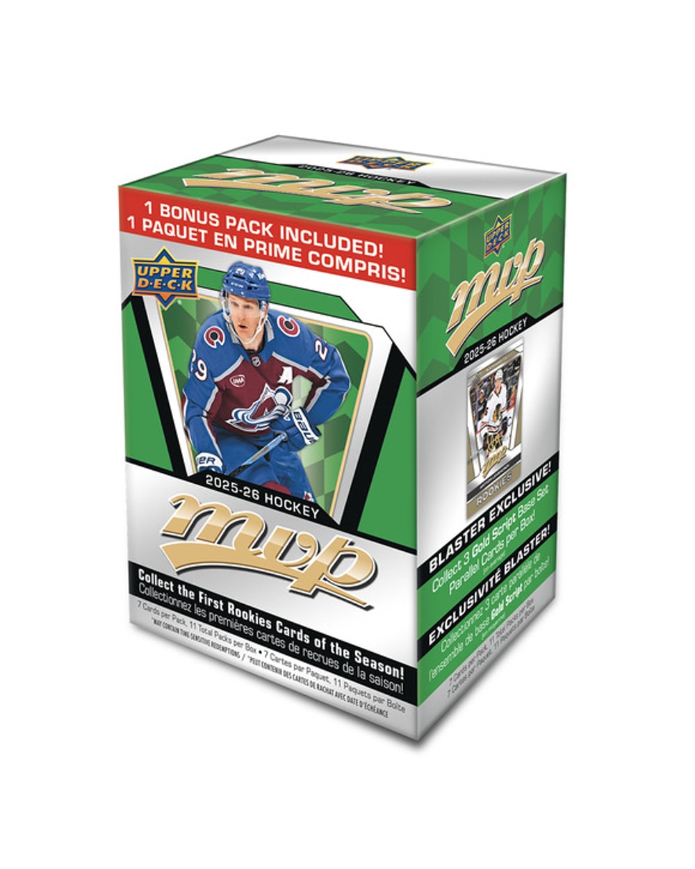 Upper Deck 2025-26 MVP Blaster Collectible Hockey Cards