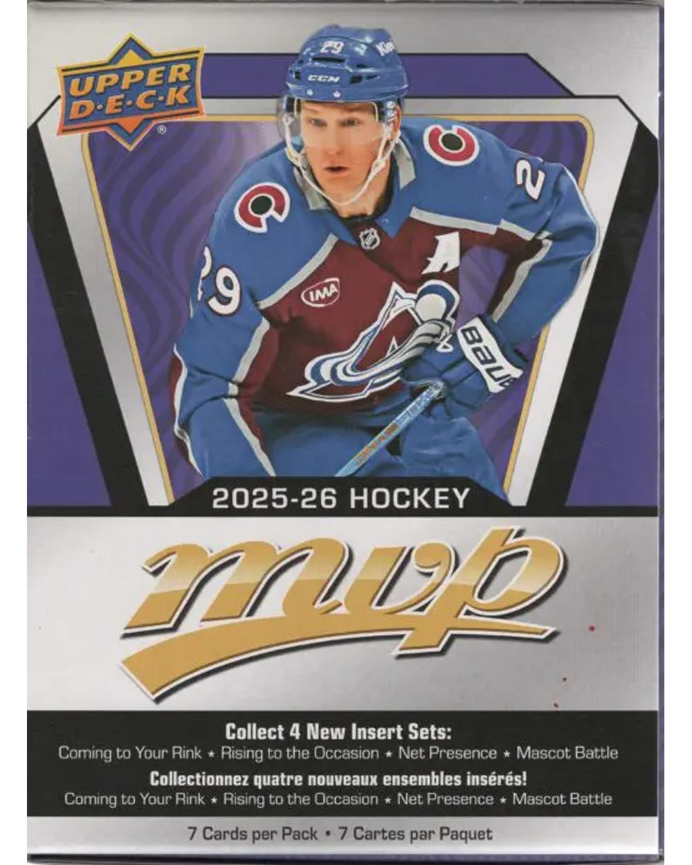 Upper Deck 2025-26 MVP Gravity Feed Hockey Card Pack