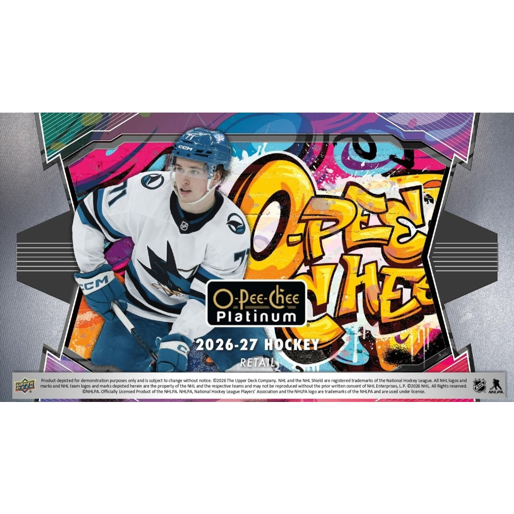Upper Deck 2026-27 O-Pee-Chee Platinum Hockey Blaster Box - front