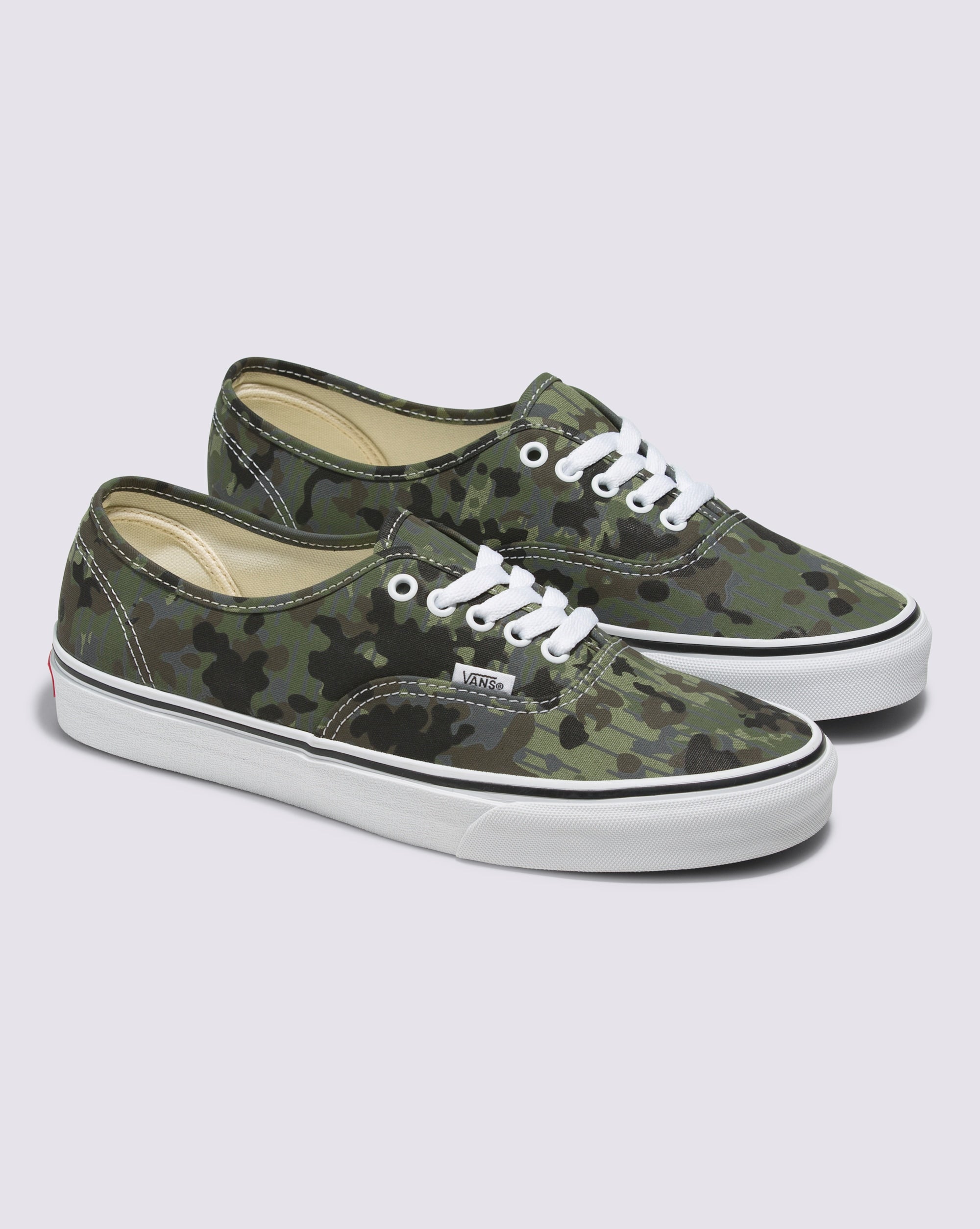 Vans Authentic in Rain Multi — pair three-quarter
