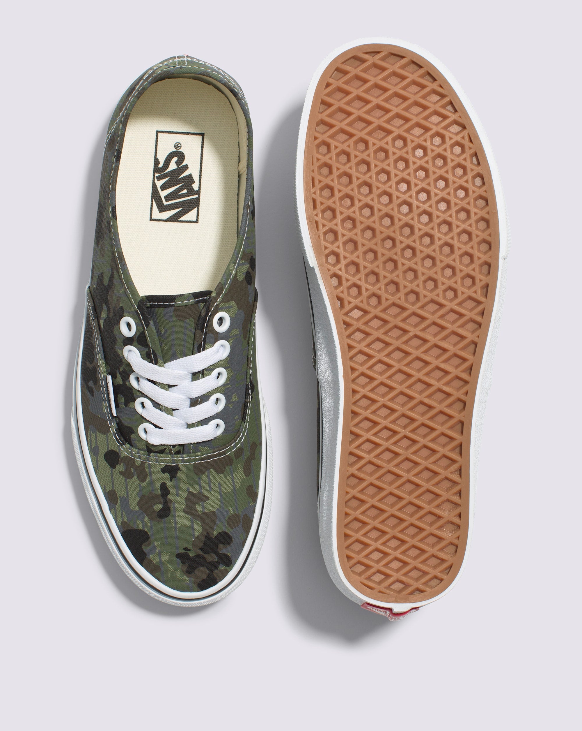Vans Authentic in Rain Multi — top and outsole