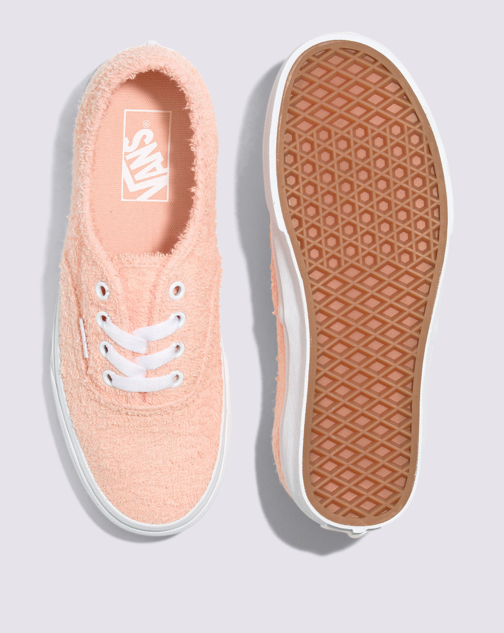 Vans Men's Authentic Terry Cloth Shoes - TROPICAL PEACH - ALT2