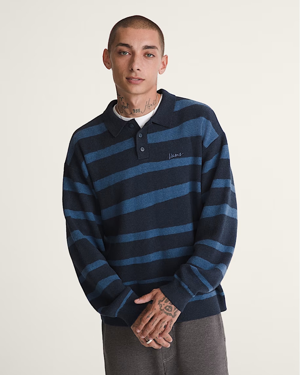 Vans Davis Stripe Polo Sweater