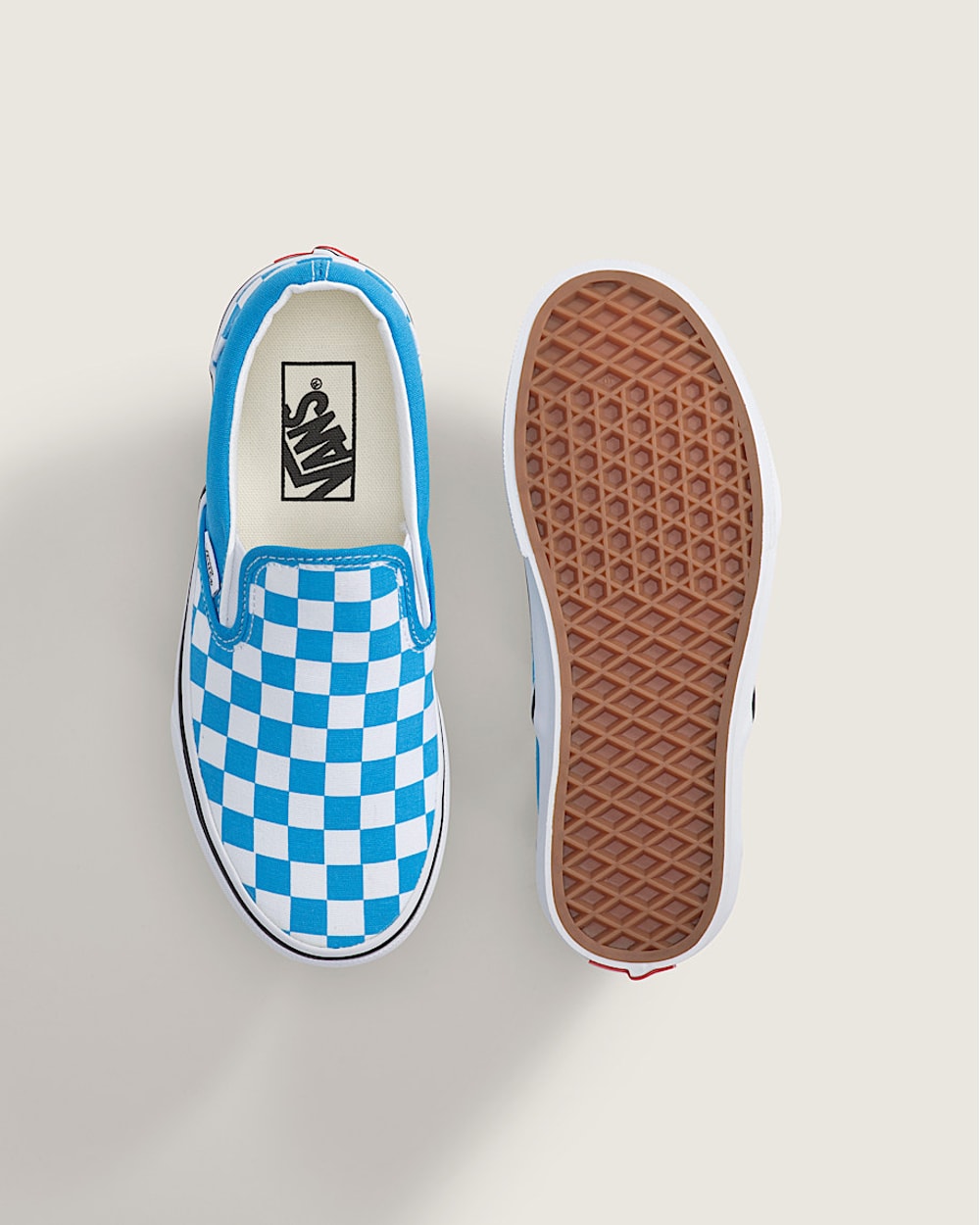 Vans Junior Classic Slip-On Checkerboard Shoes
