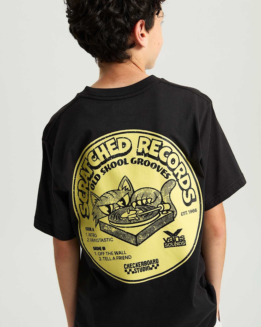 Vans Kids Scratched Records T-Shirt