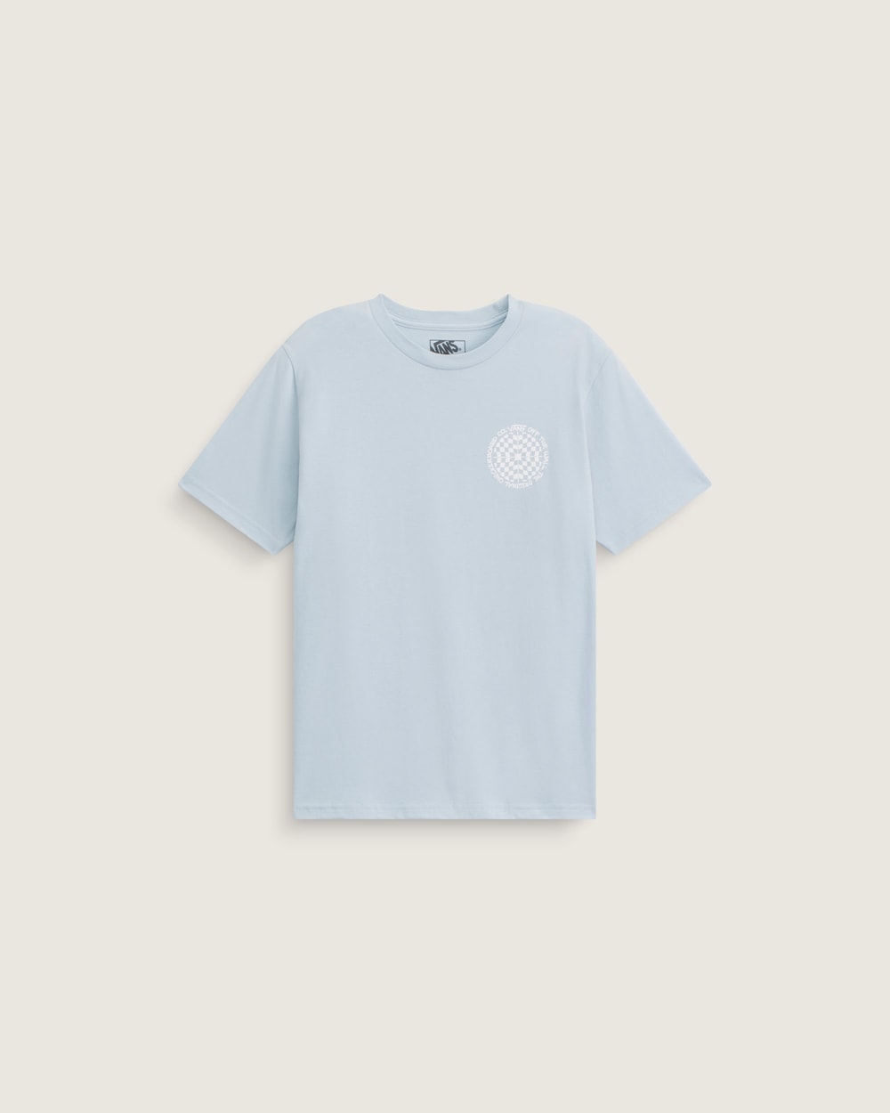 Vans Kids Vertigo Tee Dawn Mist Blue - front