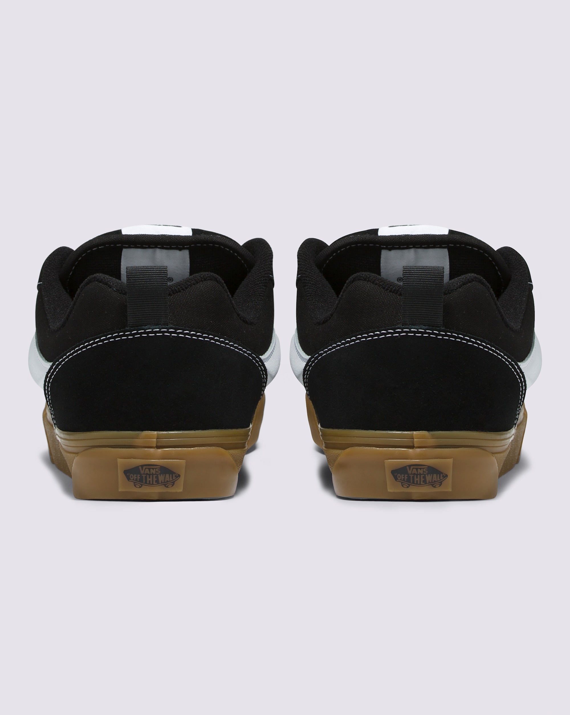 Vans Men's Knu Skool Shoes - BLACK/GUM - ALT3