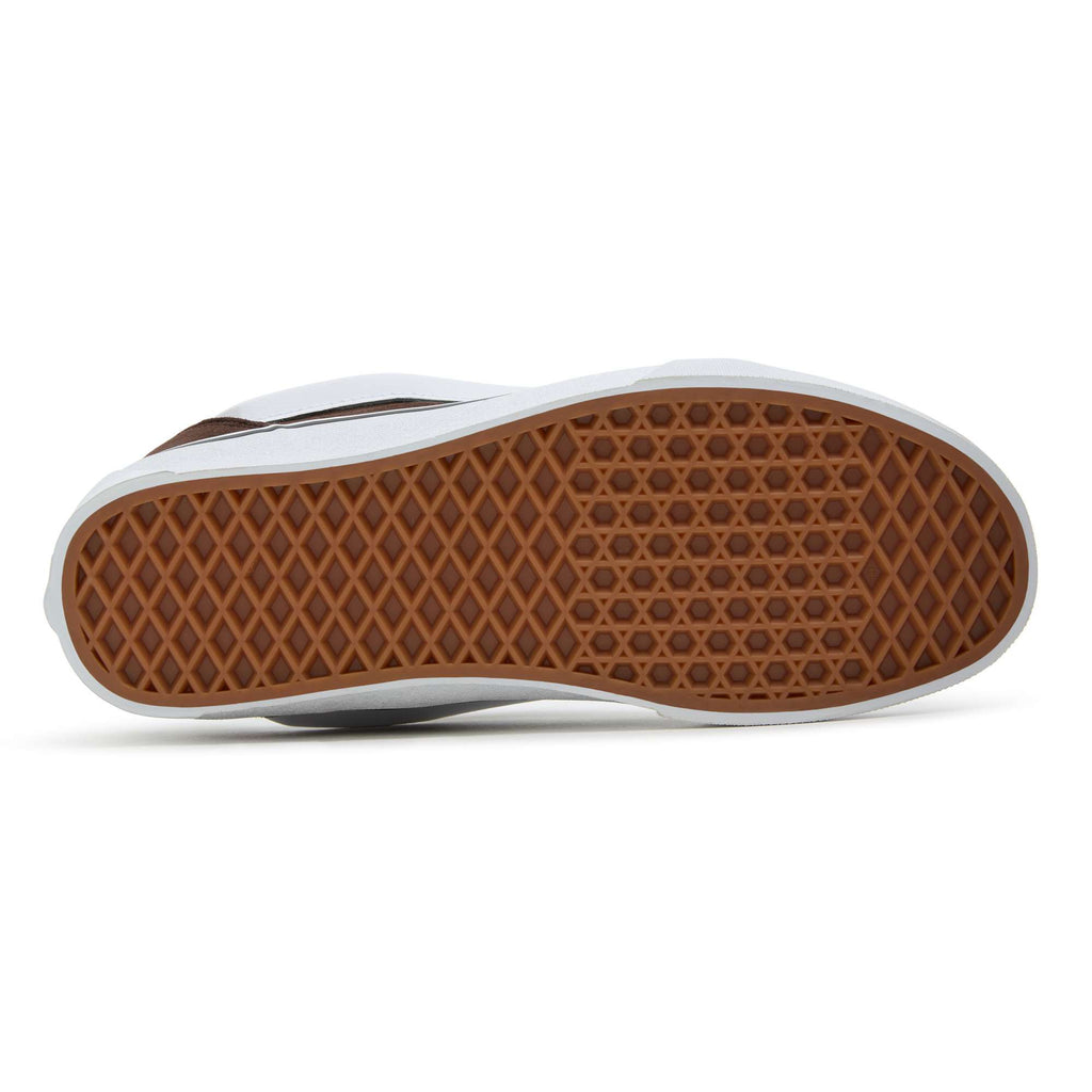 Vans Men's Knu Skool Shoes - BROWN/WHITE - outsole