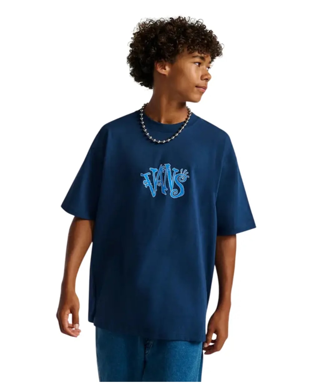 Vans Bromeo T-Shirt Navy - model front