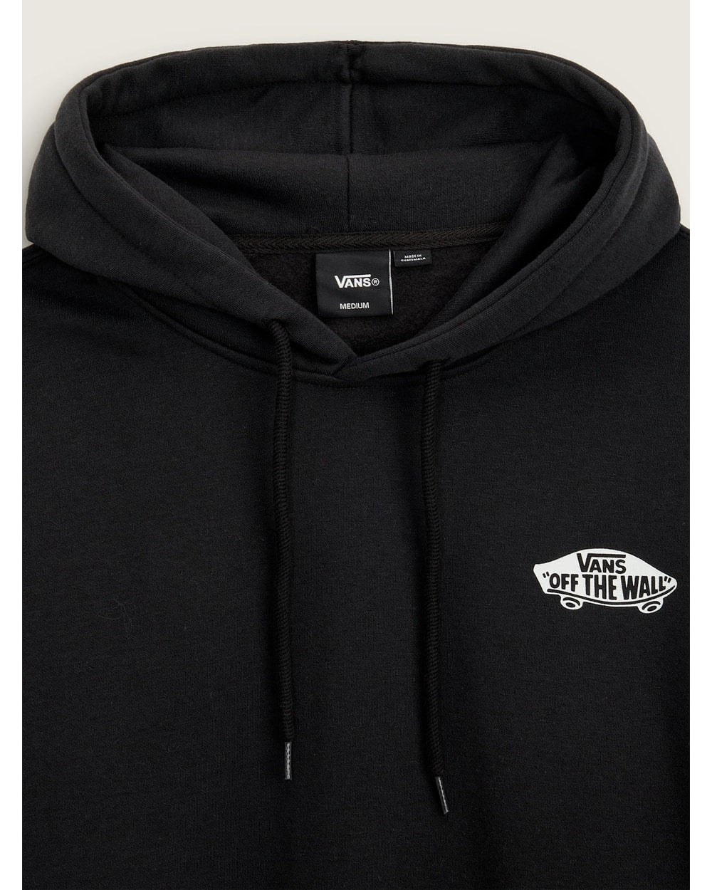 Vans Men's Double Standard Pullover Hoodie - Black/White detail