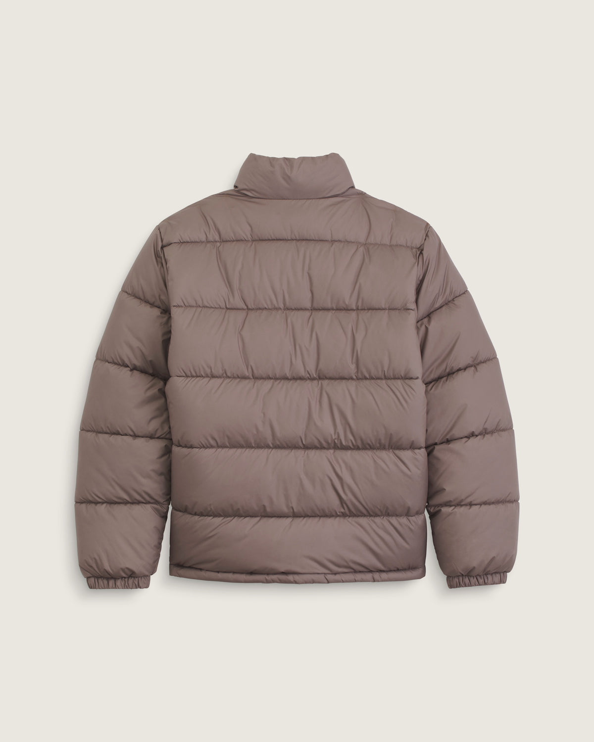 Vans Men's MTE Hillgate No Hood Puffer Jacket in Walnut Brown, back