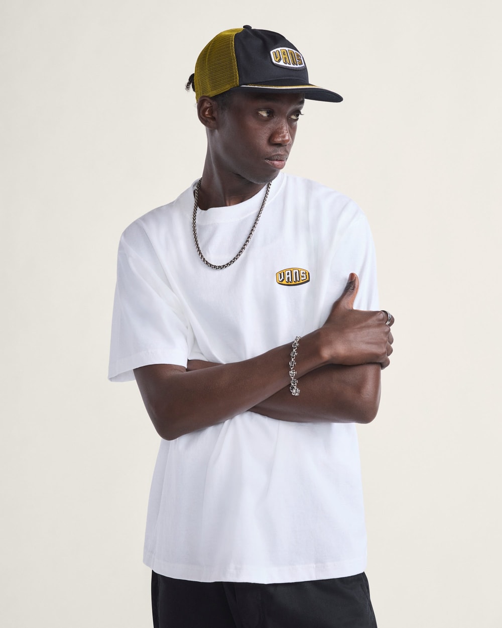 Vans Raised Up T-Shirt White - alt