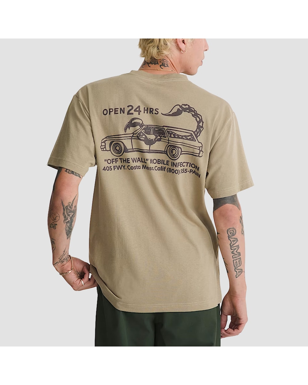 Vans Sting Wagon T-Shirt Bay Leaf - back