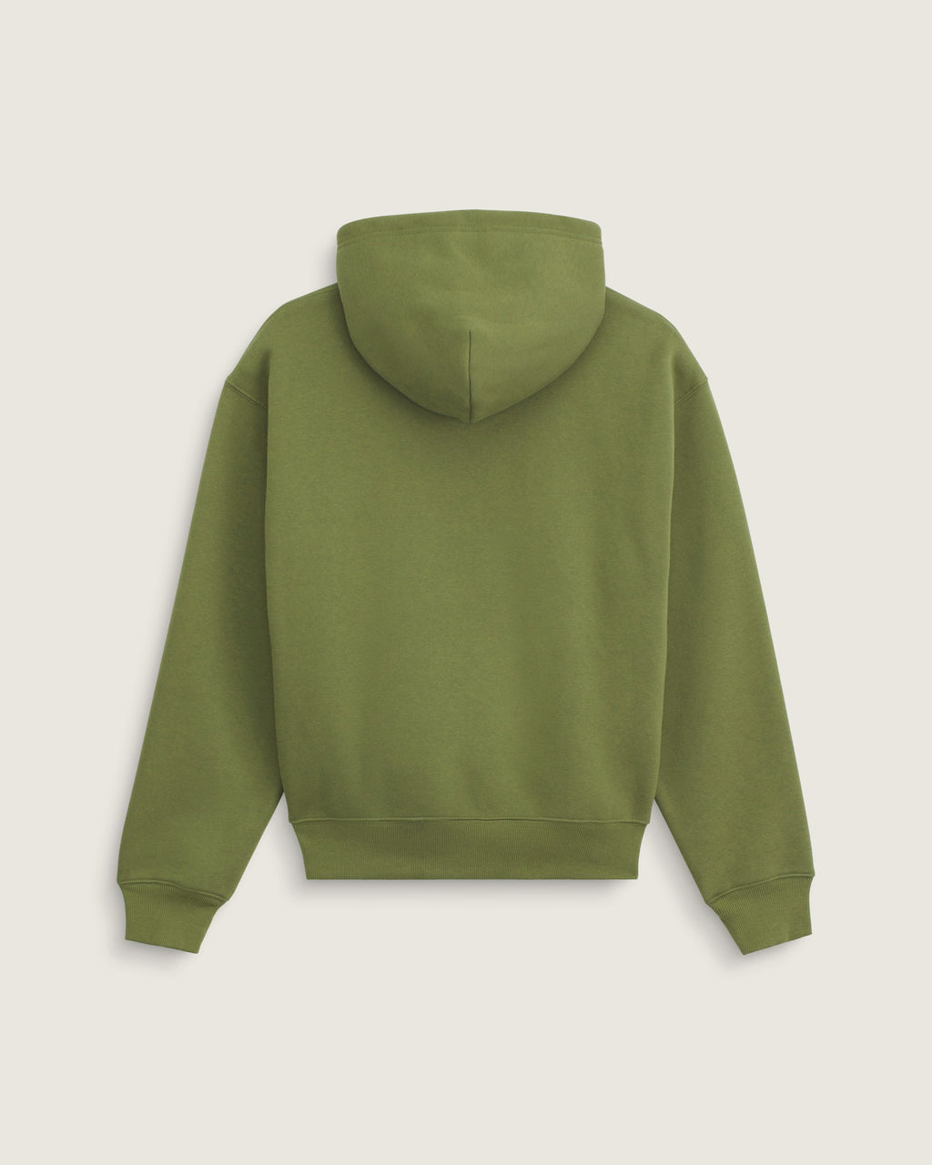 Vans Men's Stretch Logo Pullover Hoodie in Green Balsam, back