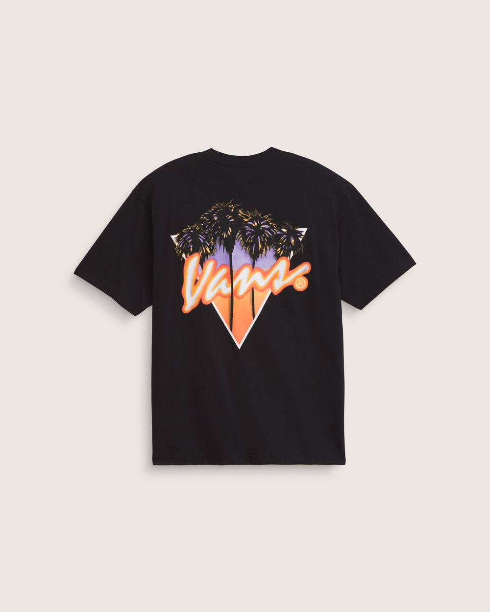 Vans Palm Drive Short Sleeve T-Shirt Black back graphic