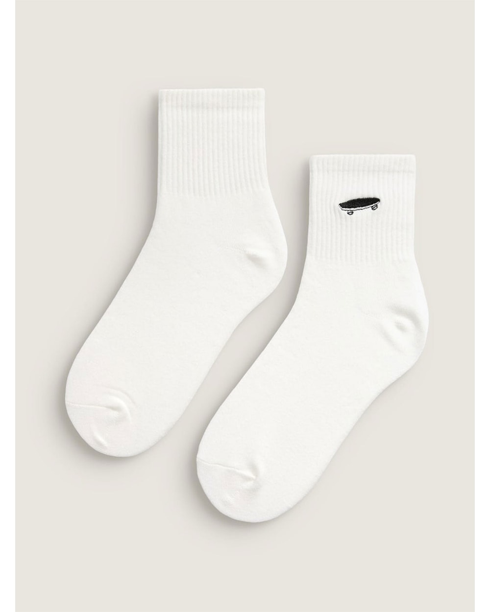 Vans Salton Half Crew Socks White pair