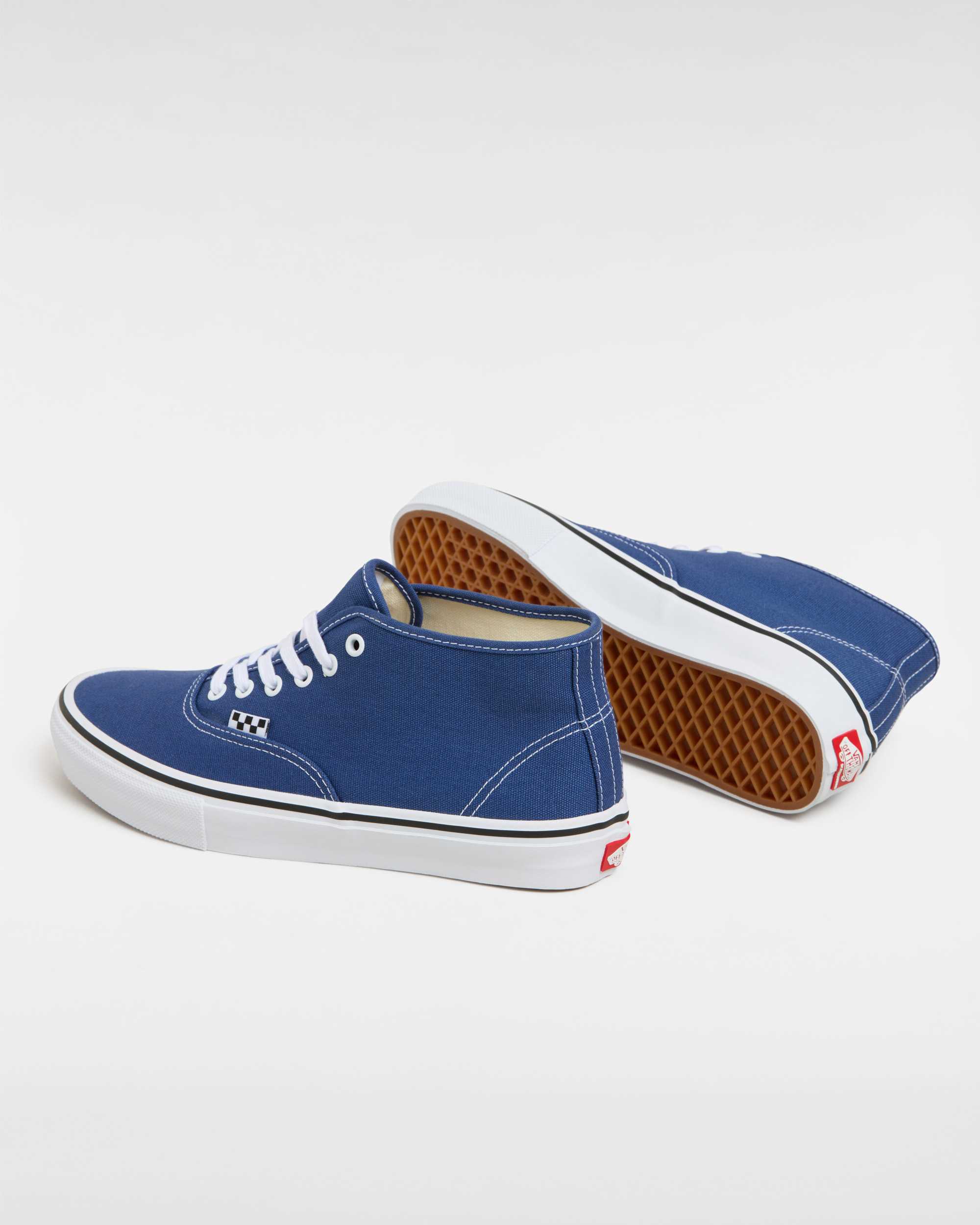 Vans Men's Skate Authentic Mid Shoes - NAVY - ALT2
