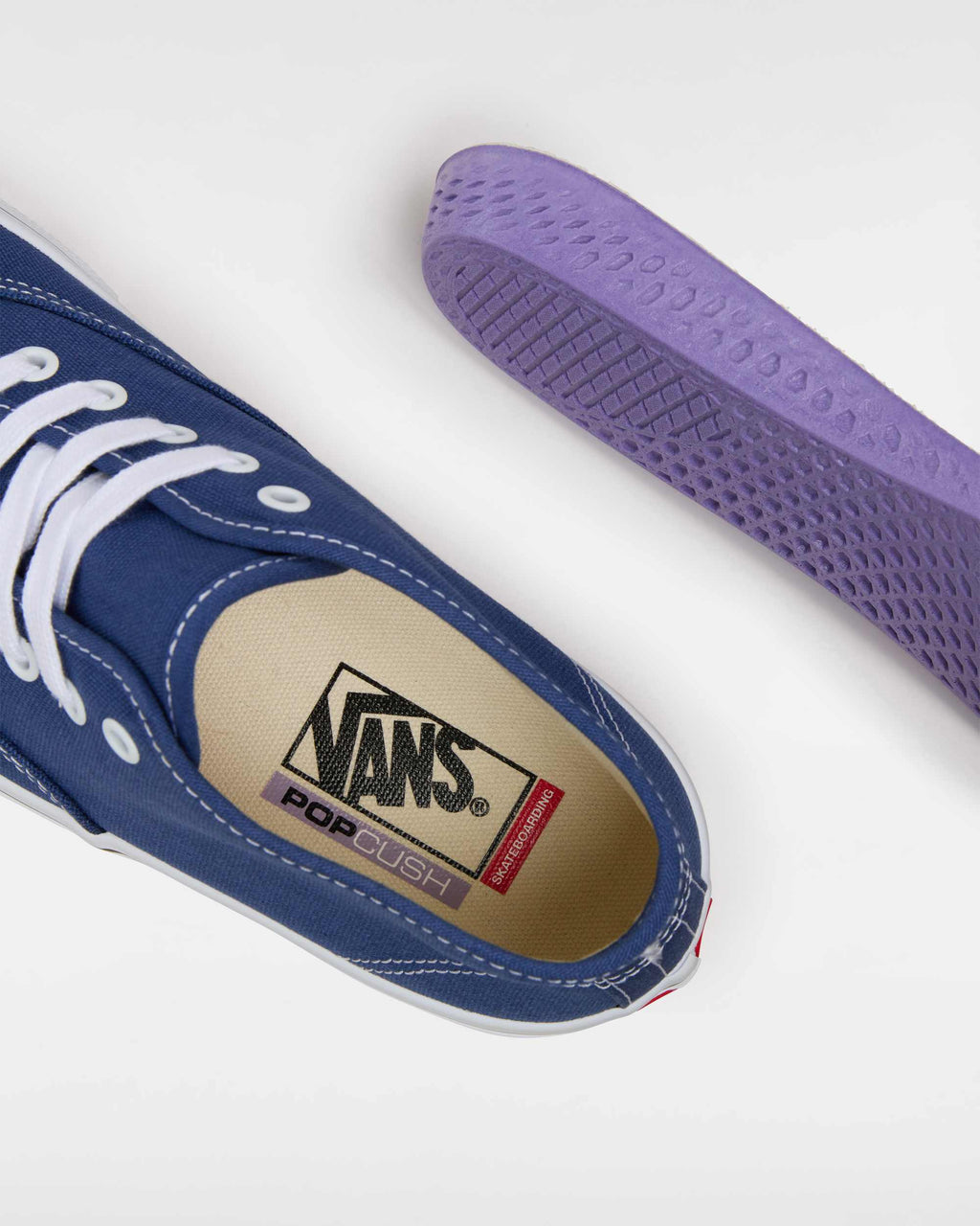 Vans Men's Skate Authentic Mid Shoes - NAVY - ALT6
