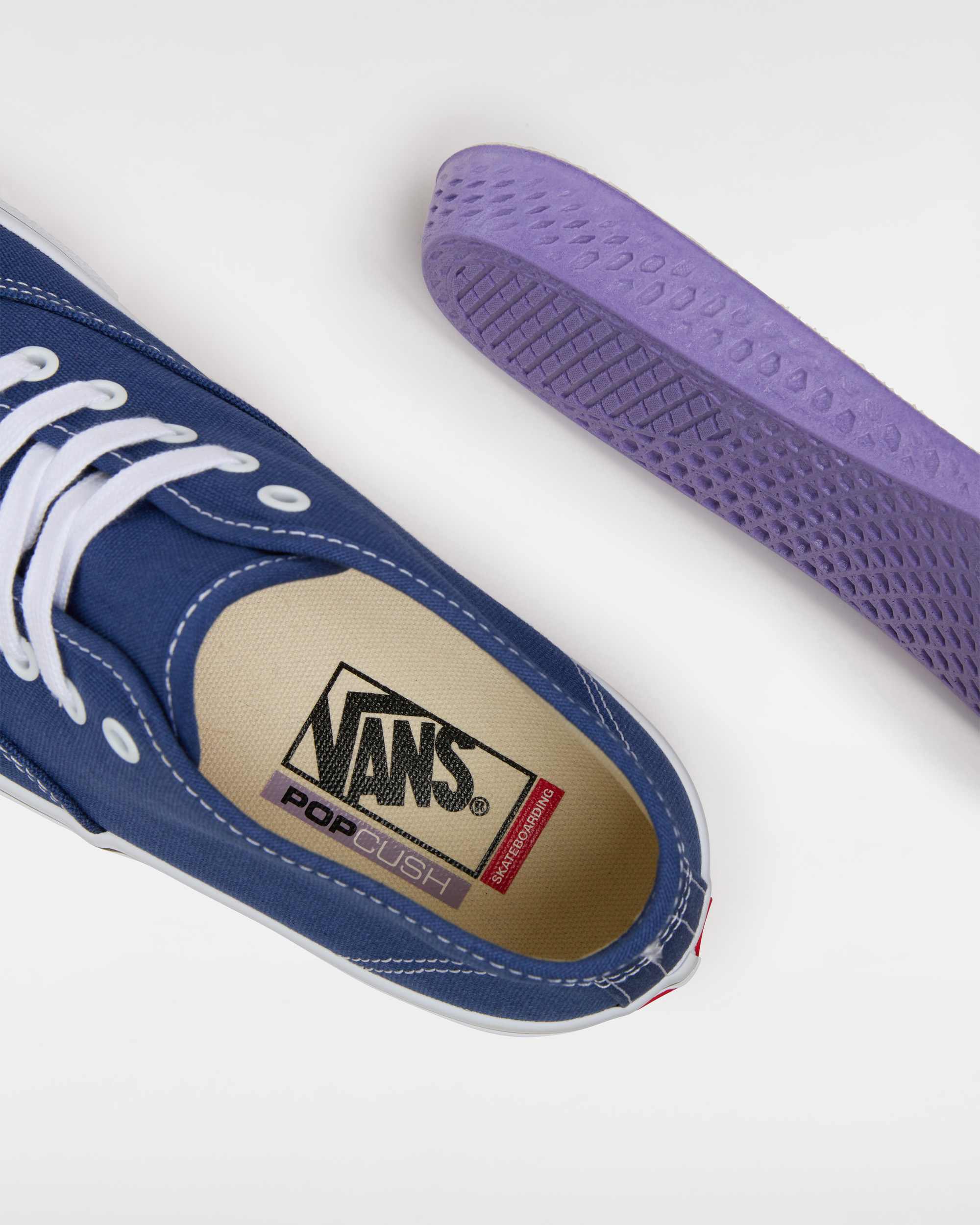 Vans Men's Skate Authentic Mid Shoes - NAVY - ALT6