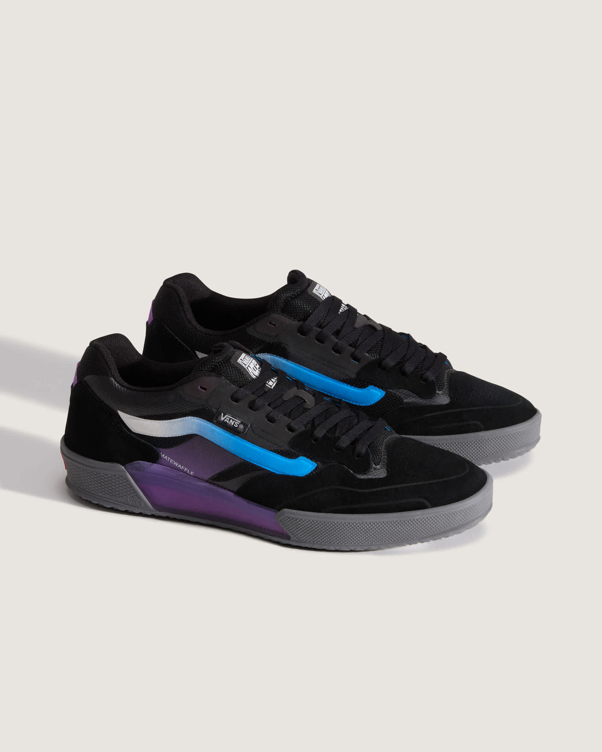 Vans Men's Skate AVE 2.0 Shoes - BLACK/PURPLE - ALT1