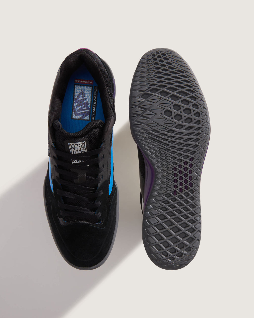 Vans Men's Skate AVE 2.0 Shoes - BLACK/PURPLE - ALT2