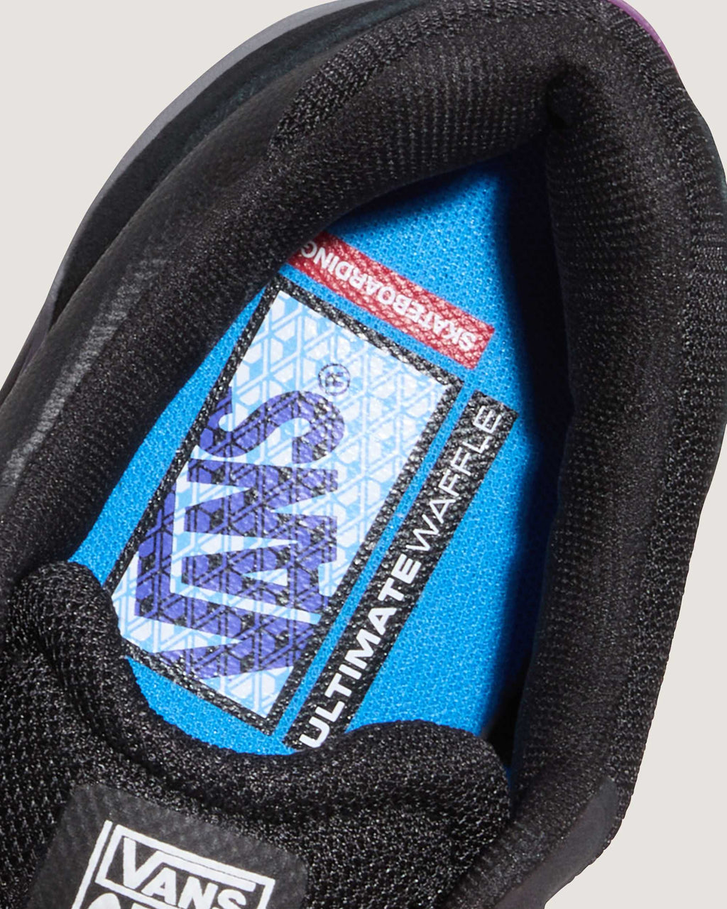 Vans Men's Skate AVE 2.0 Shoes - BLACK/PURPLE - ALT6