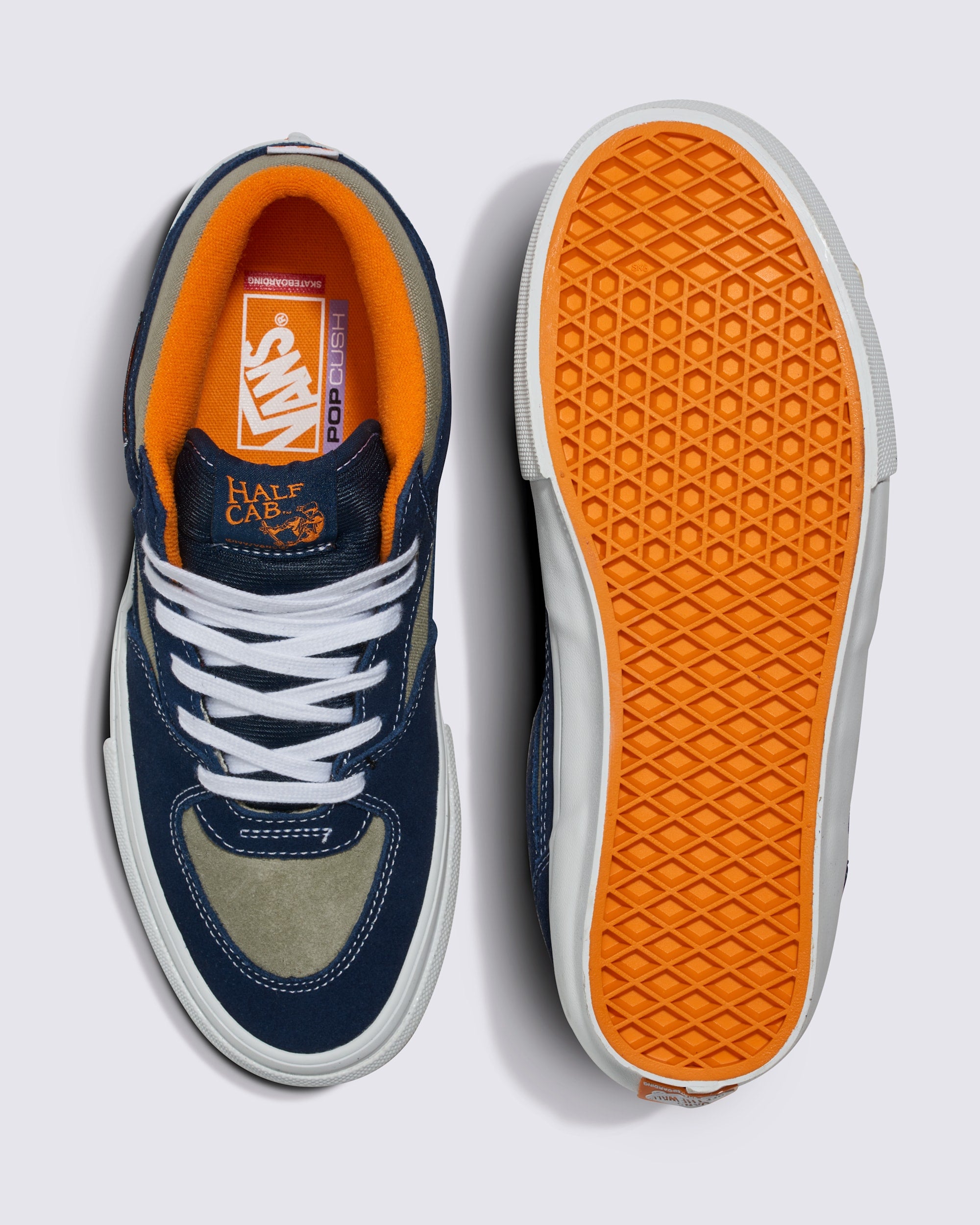 Vans Men's Skate Half Cab Shoes - SMOKE/NAVY - ALT2