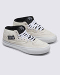 Vans Men's Skate Half Cab Shoes - WHITE/BLACK - ALT1