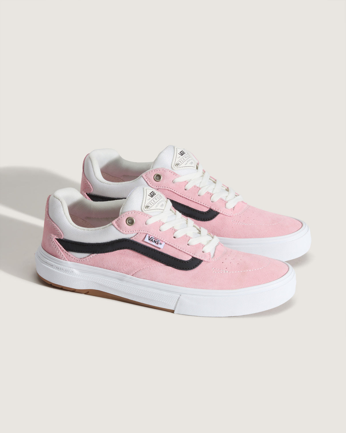 Vans Men's Skate Kyle Walker Wafflecup Shoes - PINK - ALT1