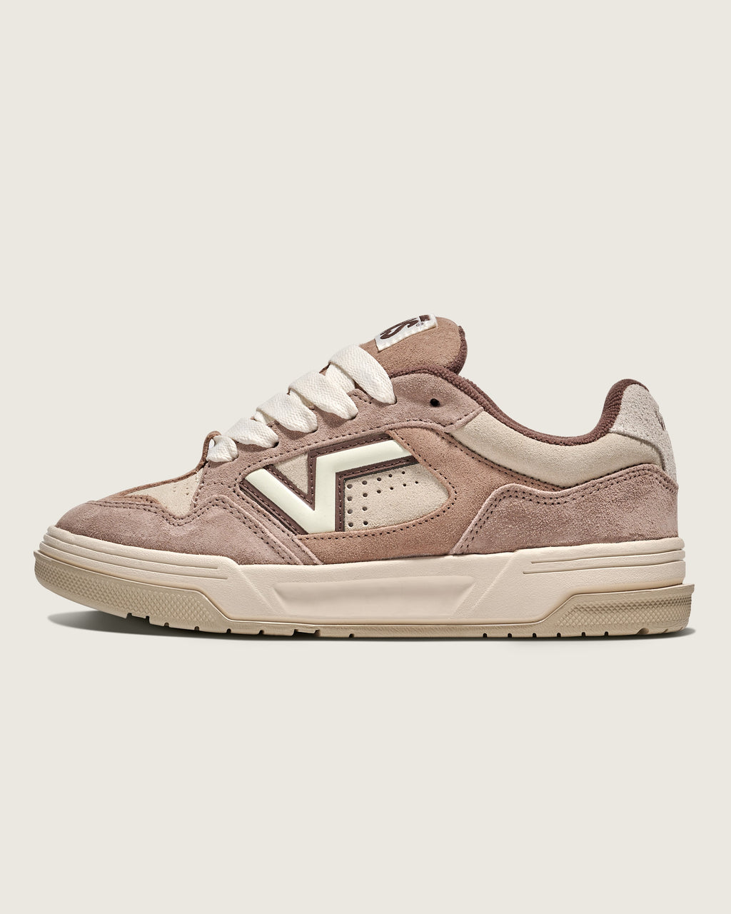 Vans Upland in Neutrals Deep Taupe — side profile