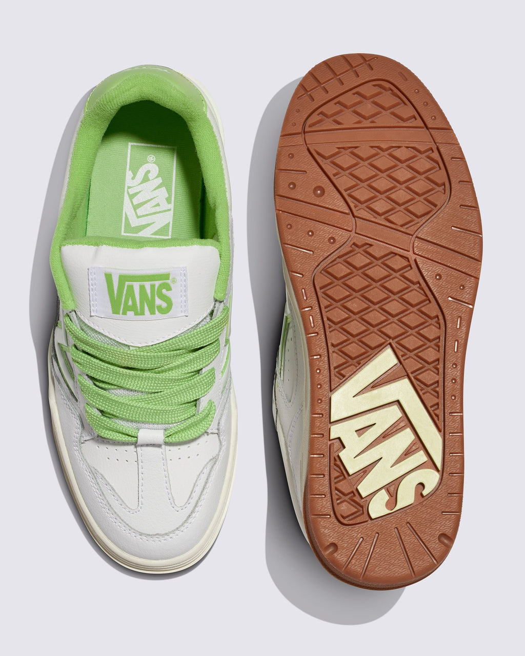 Vans Men's Upland Shoes - VINTAGE LEATHER LIME - ALT2