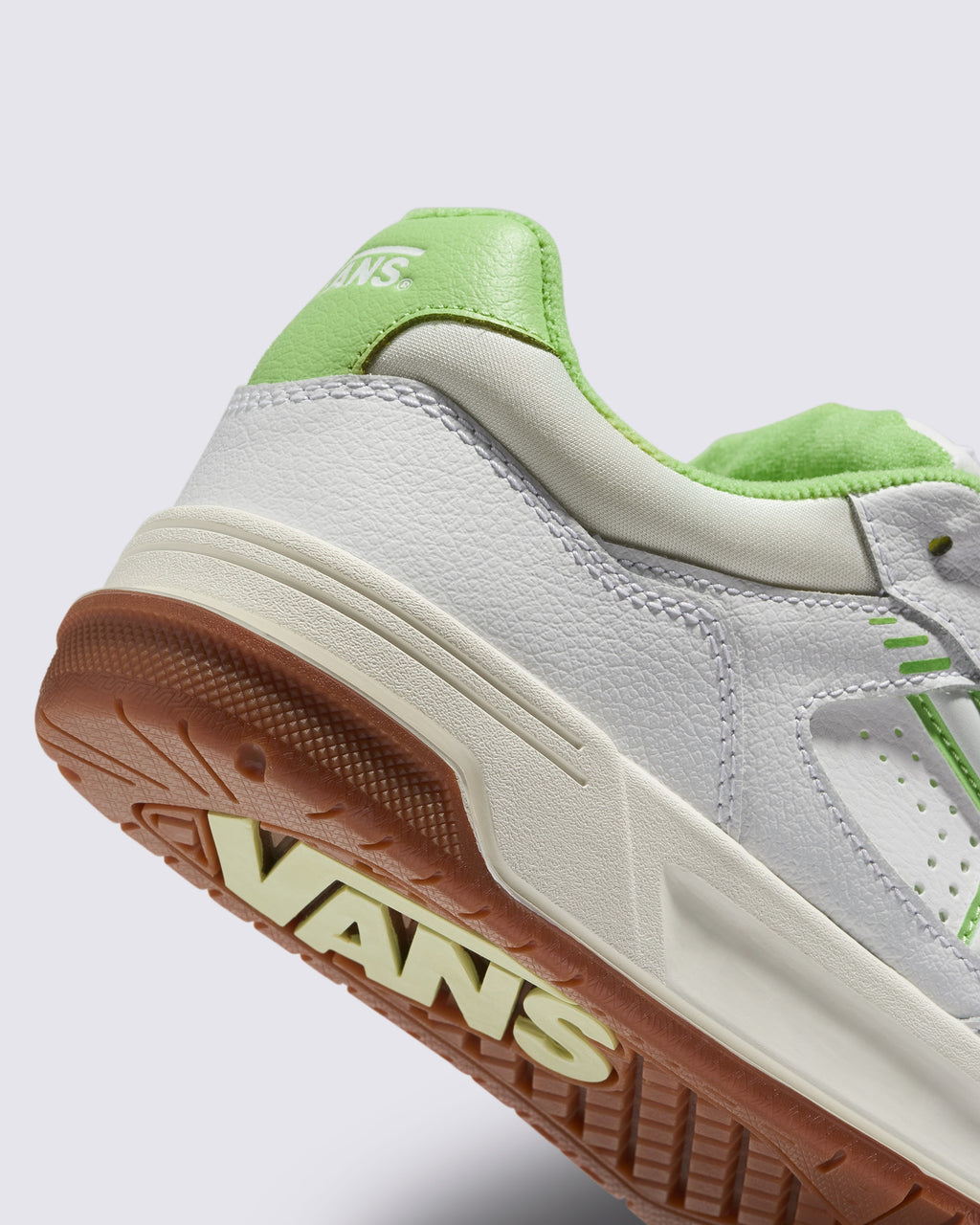 Vans Men's Upland Shoes - VINTAGE LEATHER LIME - ALT4