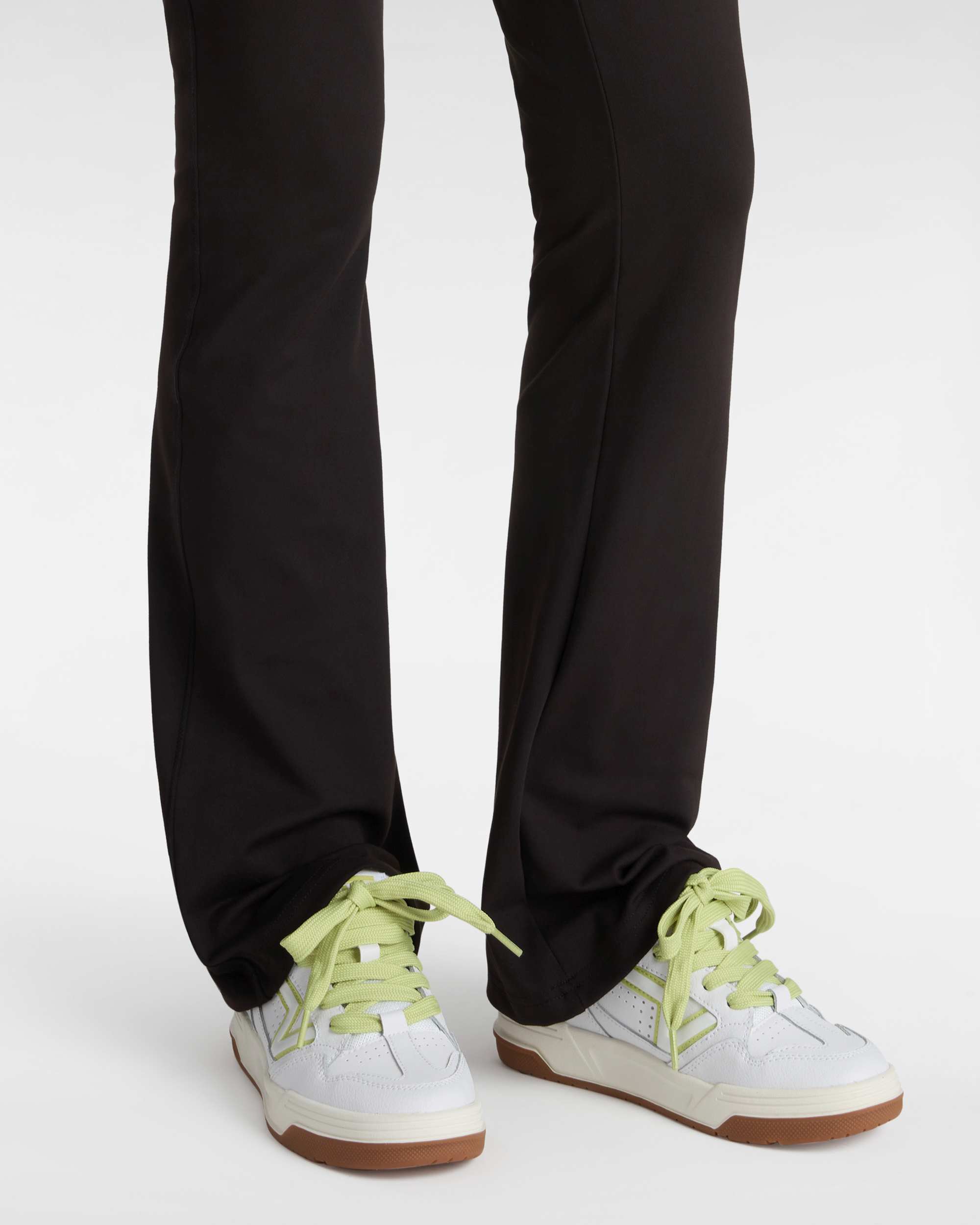 Vans Men's Upland Shoes - VINTAGE LEATHER LIME - ALT4 on-model