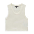 Vans Women's Drew Rib Tank Top Marshmallow - front