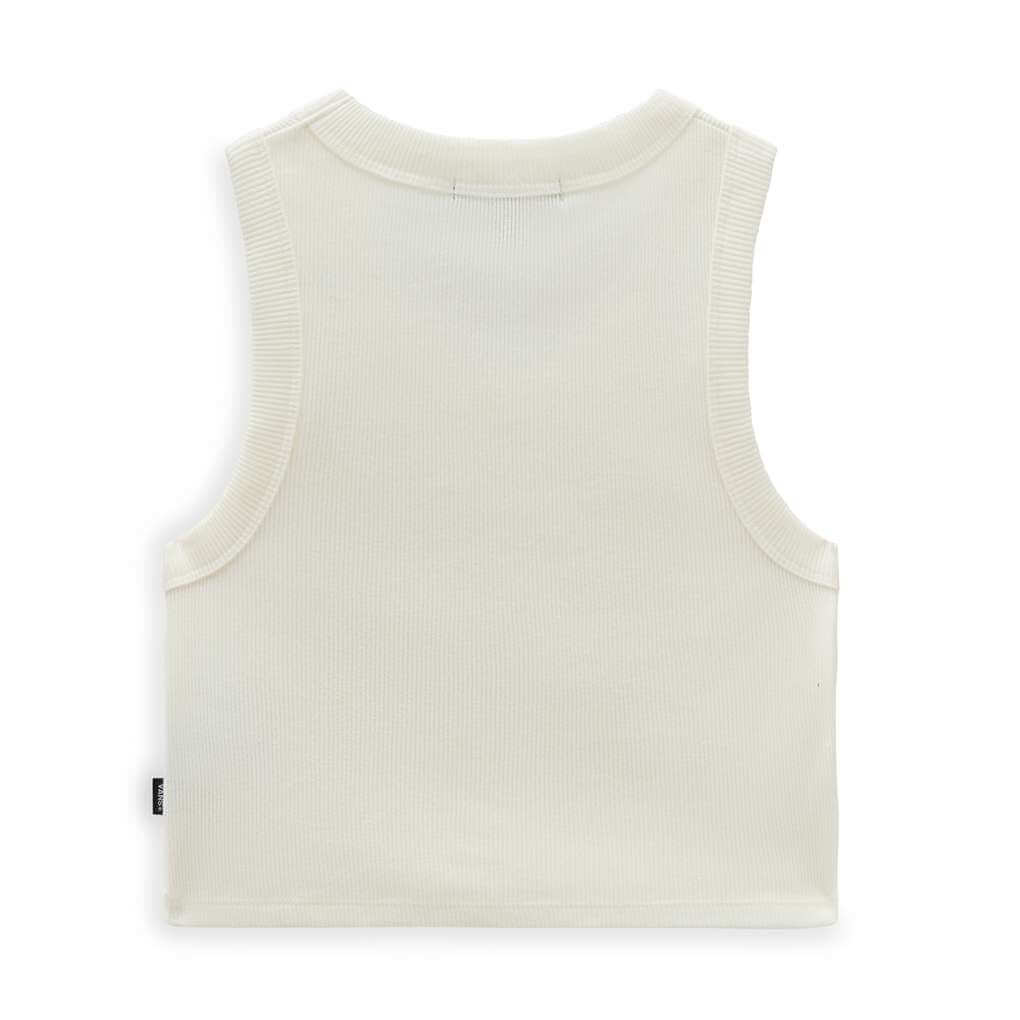 Vans Women's Drew Rib Tank Top Marshmallow - back