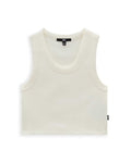 Vans Women's Drew Rib Tank Top Marshmallow - front