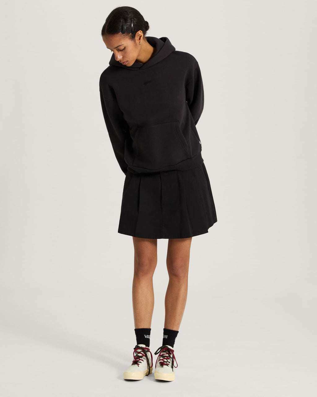 Vans Women's Salton Pullover Black - full length