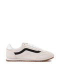 Vans Women's Super Lowpro Shoes - Marshmallow White/Emerald Green
