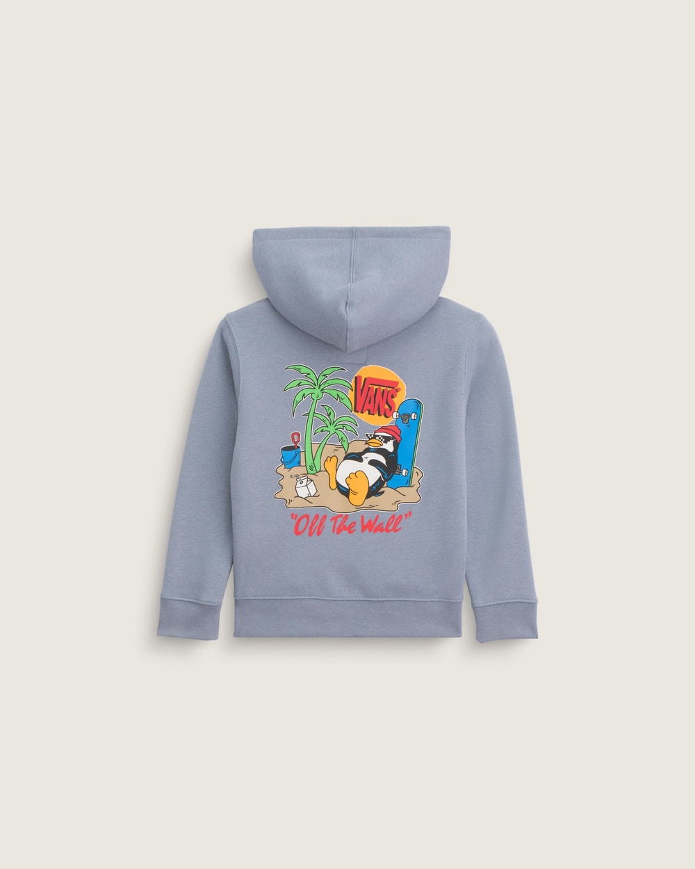 Vans Youth Yolo Penguin Zip Hoodie back graphic