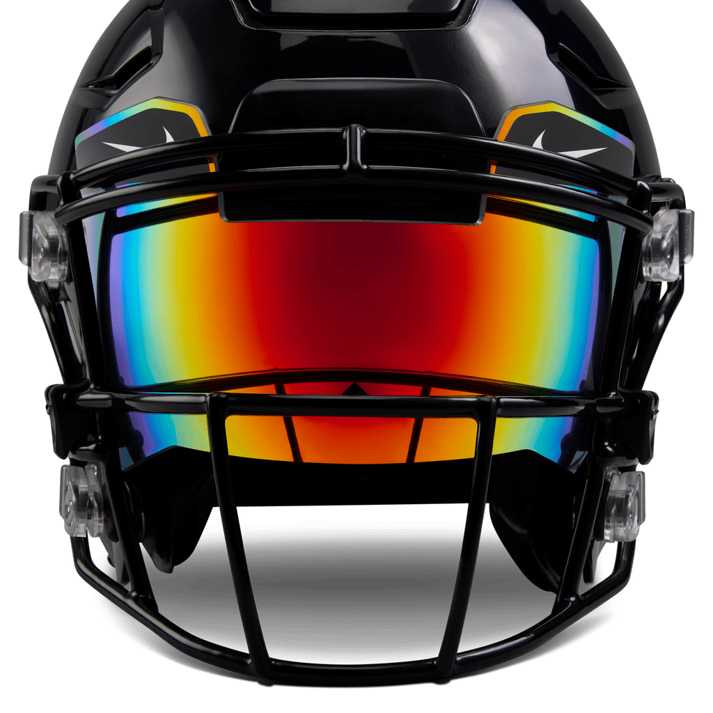 Nike Vapor Classic Football Eye Shield Iridescent - fitted to helmet