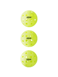 Selkirk Q1 Quiet Pickleball 3-Pack - Yellow, 3-pack front view
