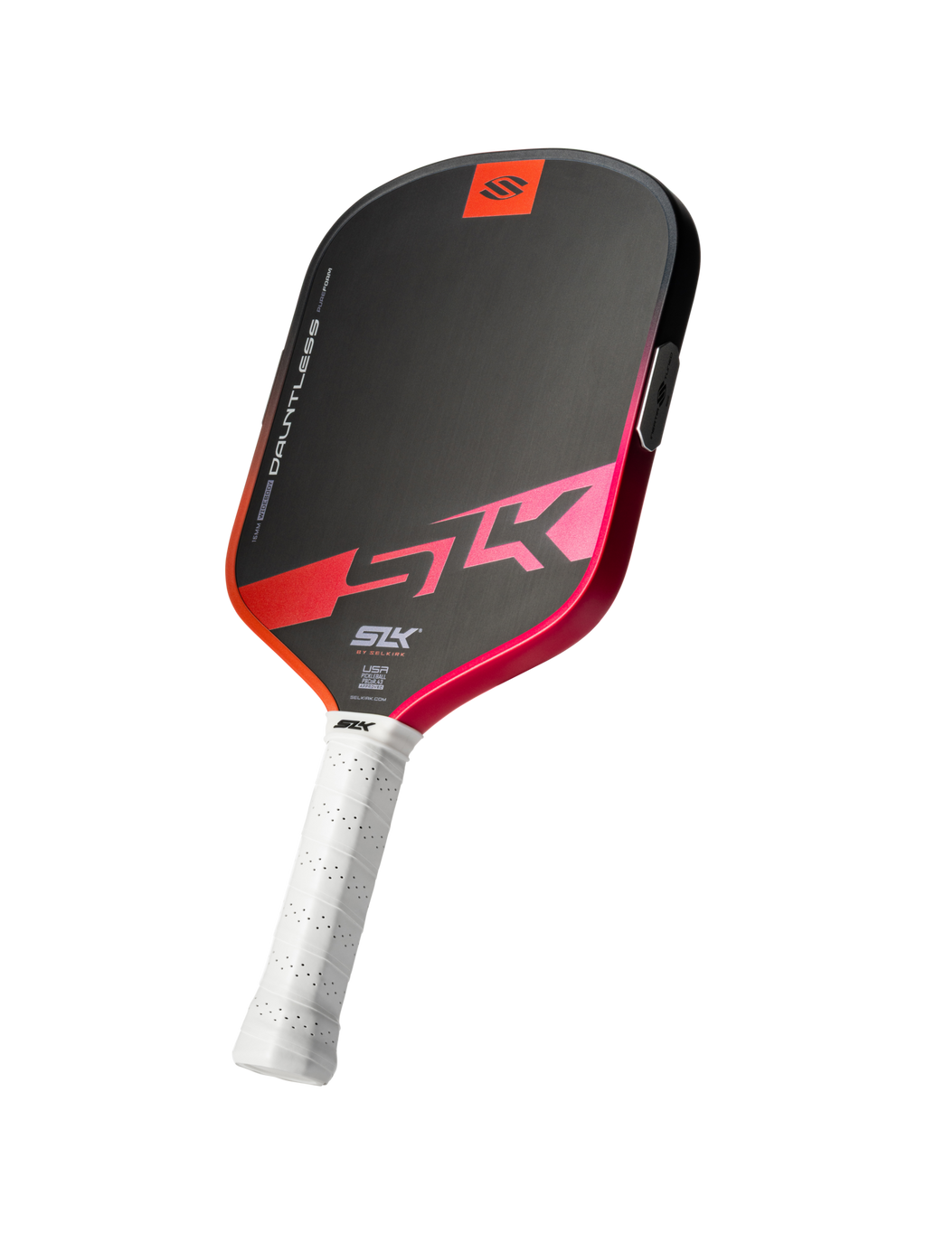 Selkirk SLK Dauntless Widebody Pickleball Paddle - Electric Sunset, angled view