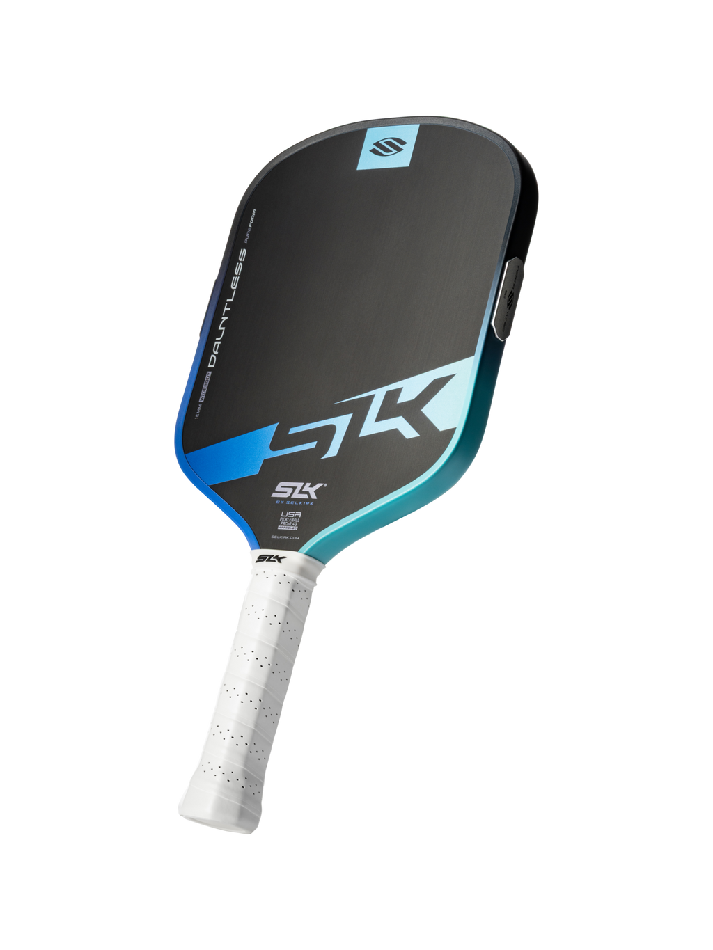 Selkirk SLK Dauntless Widebody Pickleball Paddle - Oasis, angled view