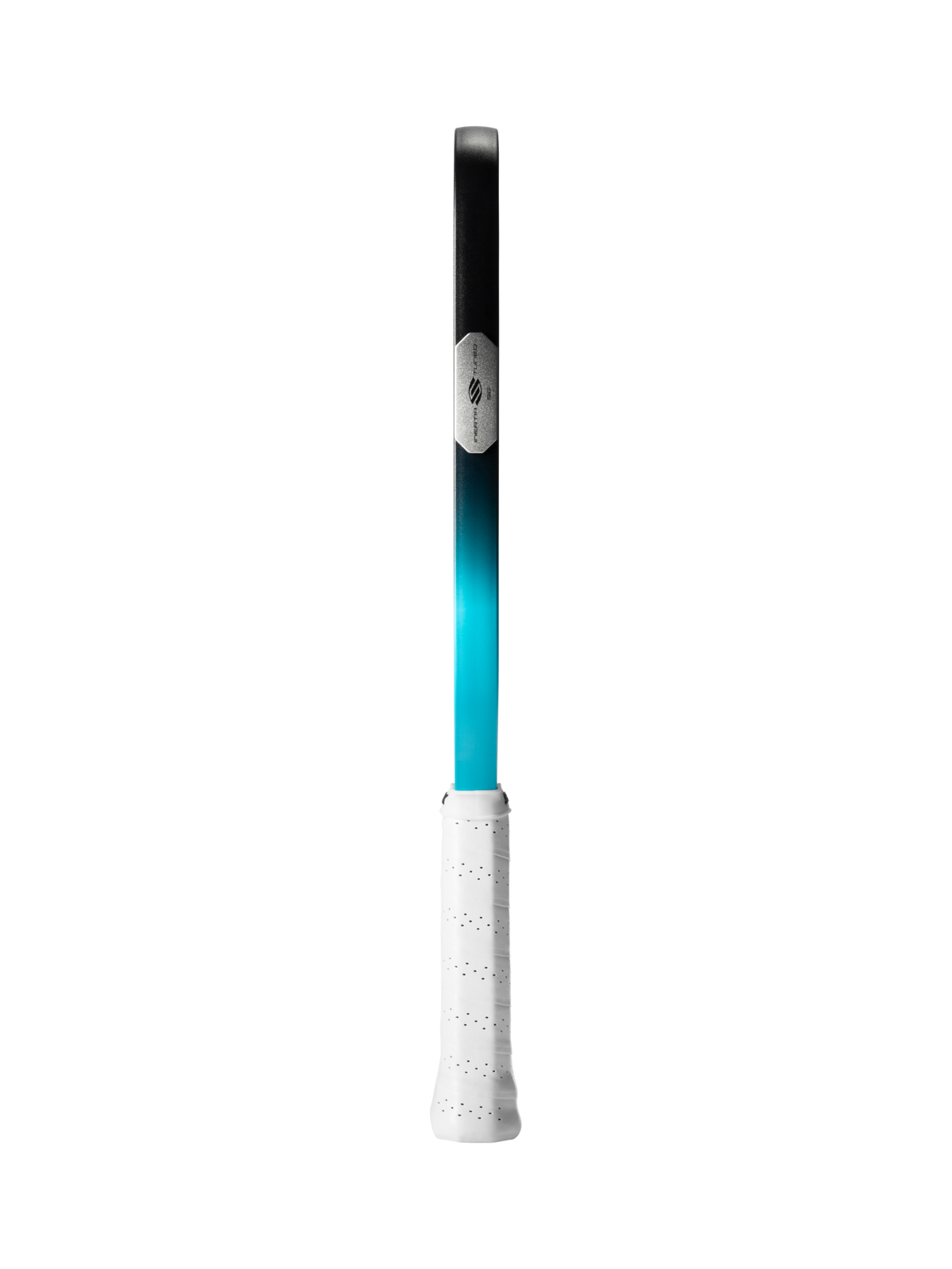 Selkirk SLK Geo Elongated Pickleball Paddle - Cyan, side view